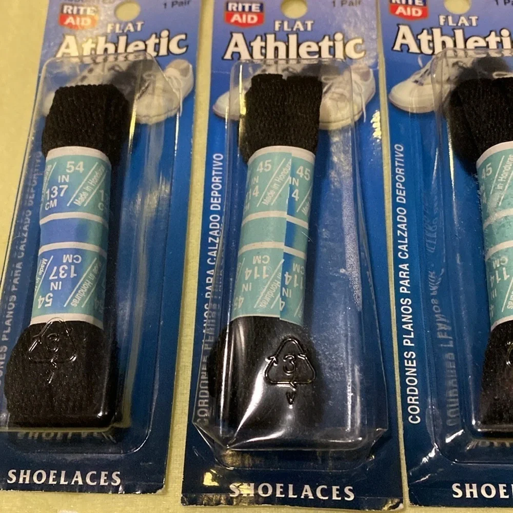 3/$20.  Flat Athletic She Lace Bundle NWT Activewear Unisex Shoe Accessories